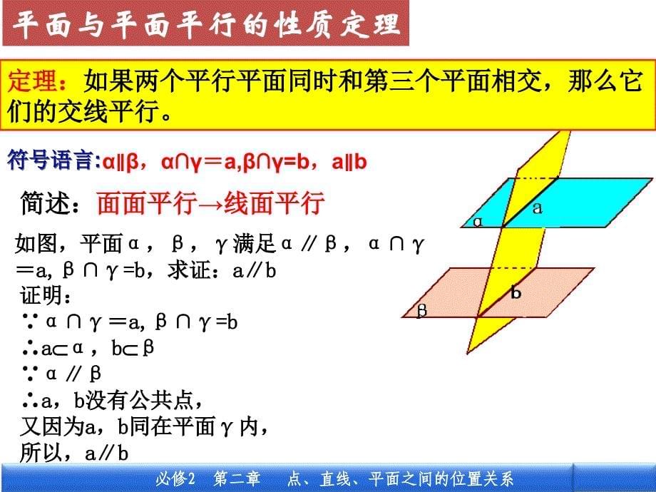 2.2.4平面与平面平行的性质定理_第5页