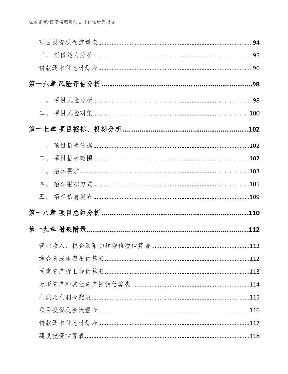 南宁增塑剂项目可行性研究报告【模板范本】_第5页