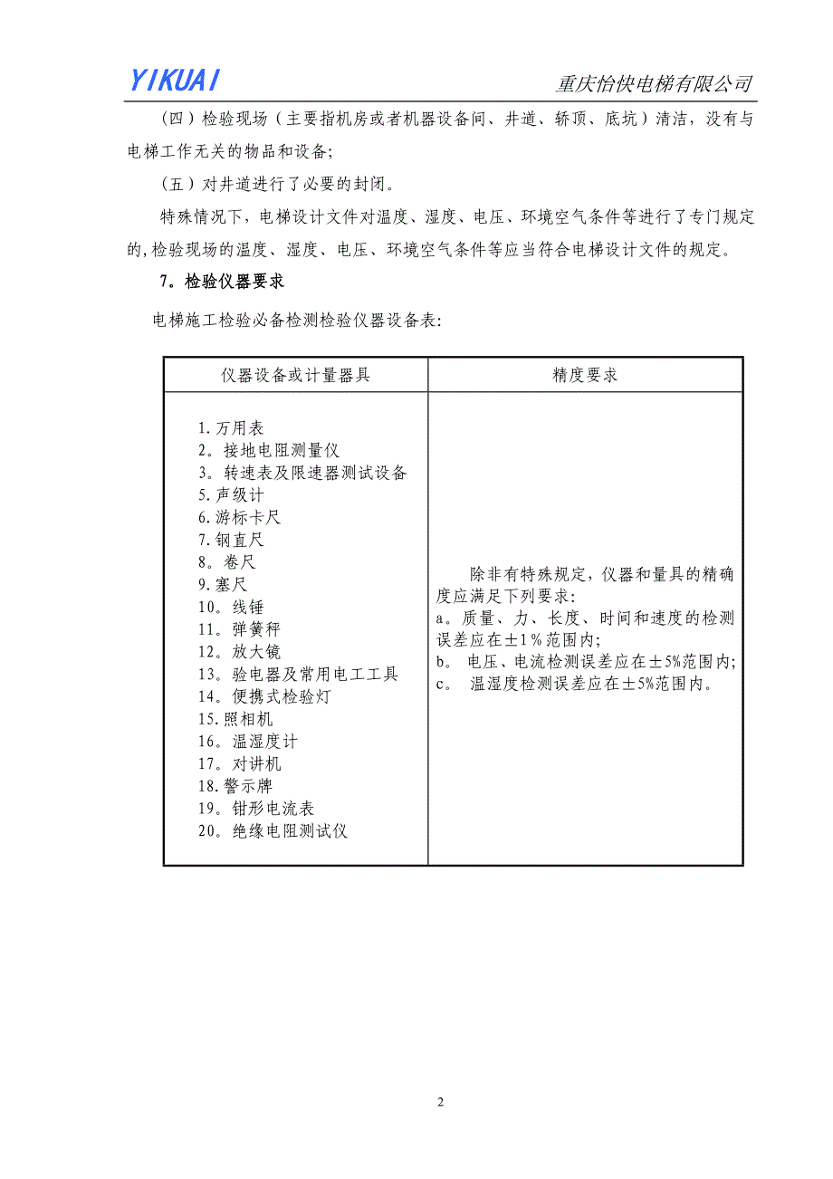 电梯检验作业指导书_第3页