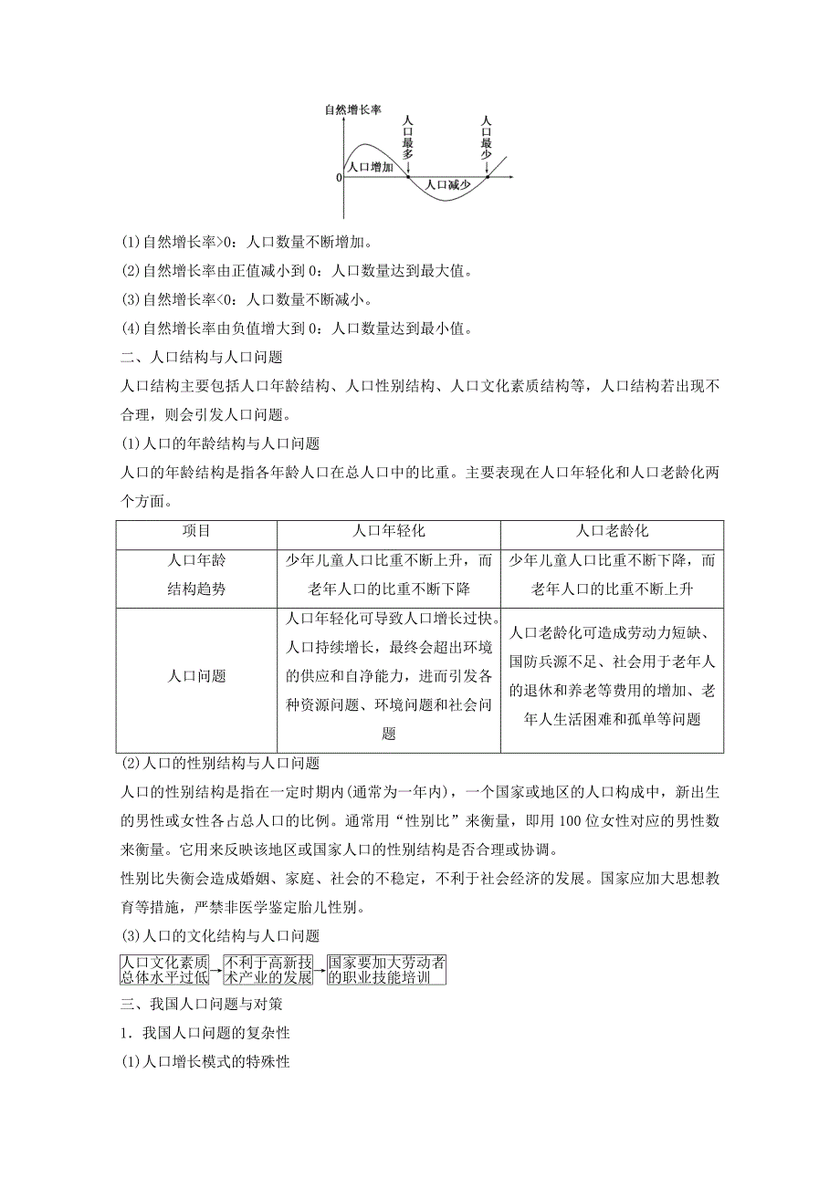 年专题六 人口 微专题6.1 人口数量的变化二轮地理微专题要素探究与设计 Word版含解析_第2页