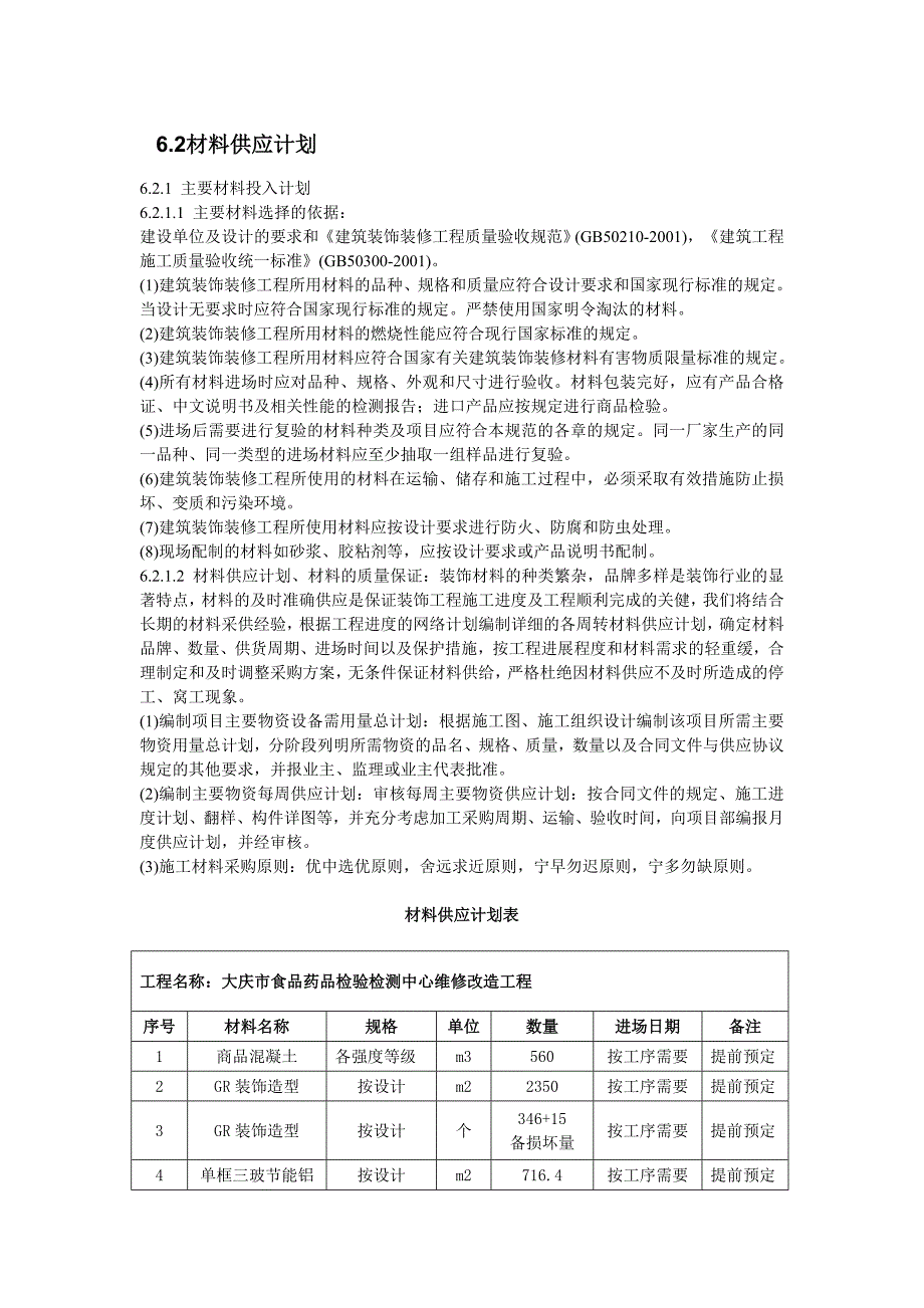 工程材料供应计划_第1页