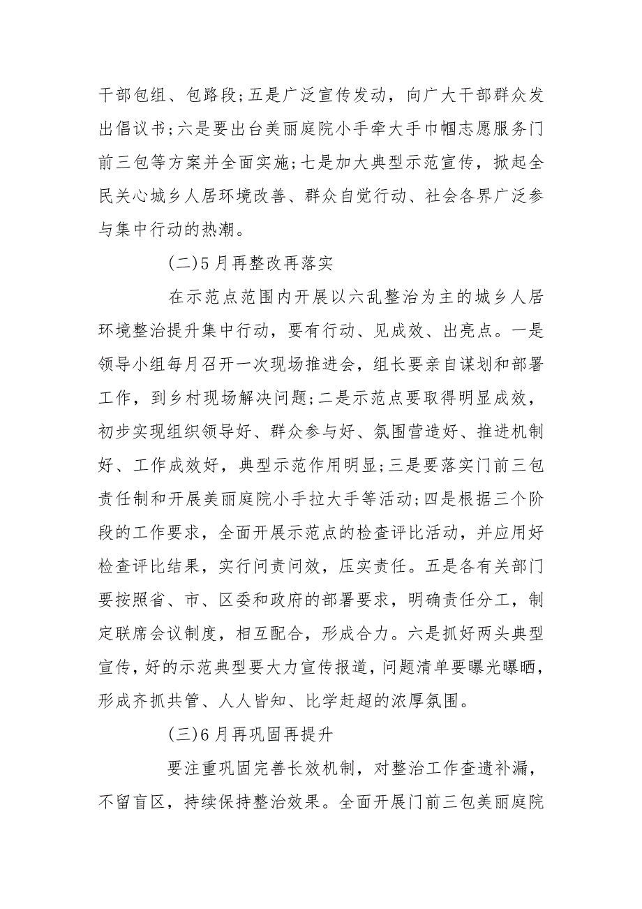 人居环境整治示范点实施方案_第4页