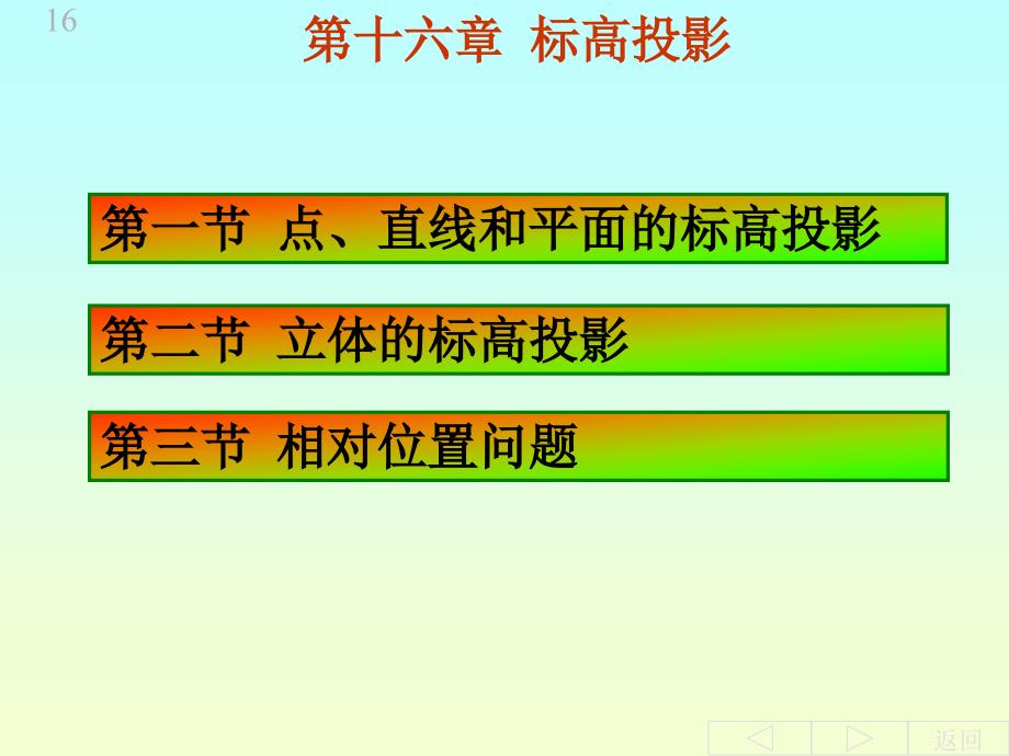 16第十六章标高投影_第1页