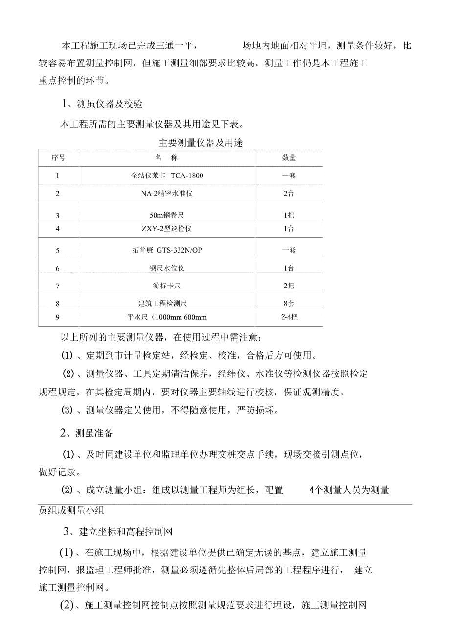 某大厦基坑支护及土石方工程施工组织设计_第5页