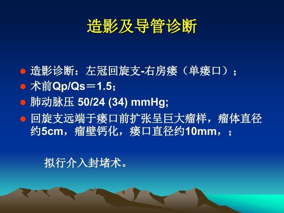 双封堵器介入治疗巨大左冠右房瘘1例胡海波_第5页