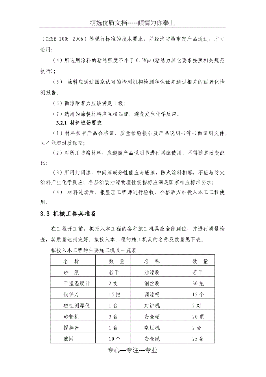 钢结构防腐防火涂装工程施工方案_第4页