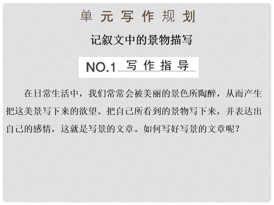 高中语文 第1单元写作规划课件 新人教版必修2_第1页
