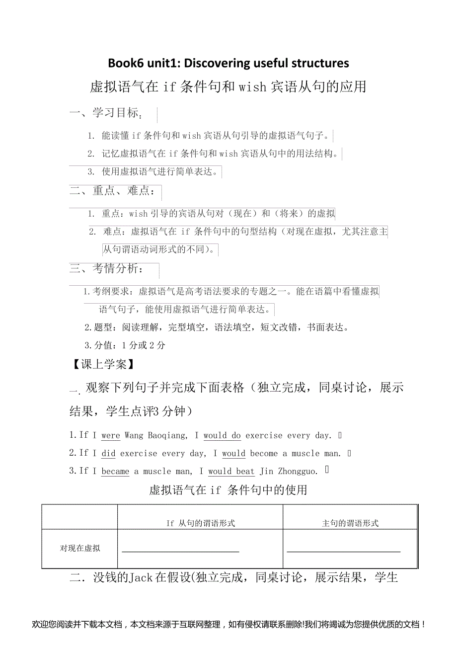 虚拟语气学案151055_第1页