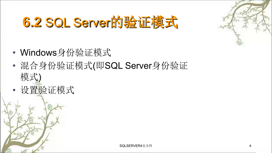 SQLSERVER4安全性PPT课件_第4页