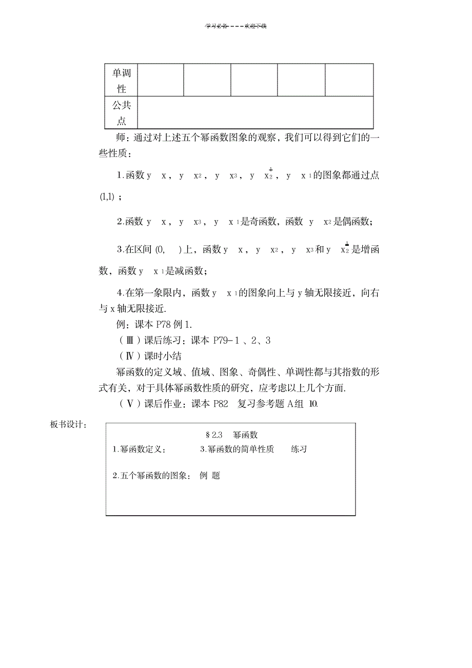 2023年幂函数经典讲课大赛获奖精品讲义_第3页