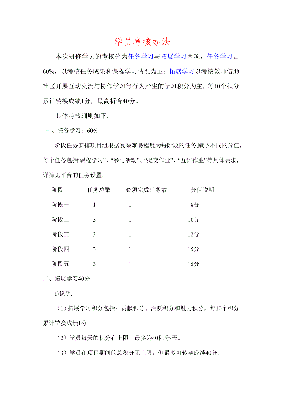 学员考核办法_第1页