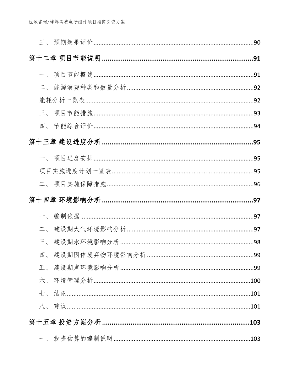 蚌埠消费电子组件项目招商引资方案_模板_第4页