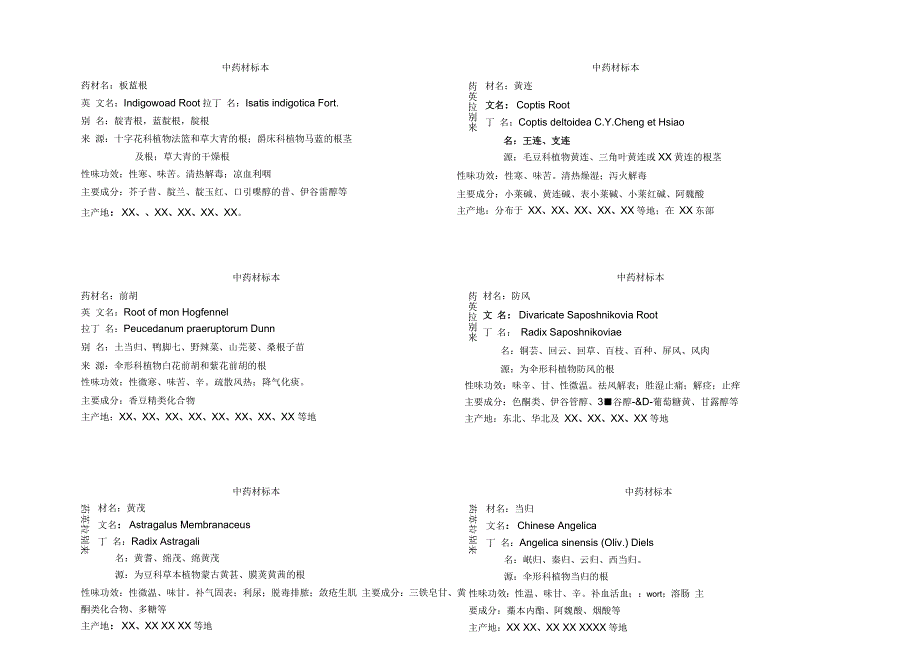 中药材标签(饮片)排版_第2页