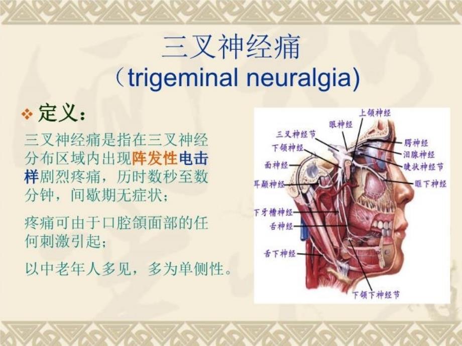 三叉神经疼痛发病病理方案_第3页