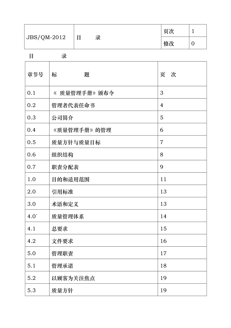 JBS质量手册_第2页