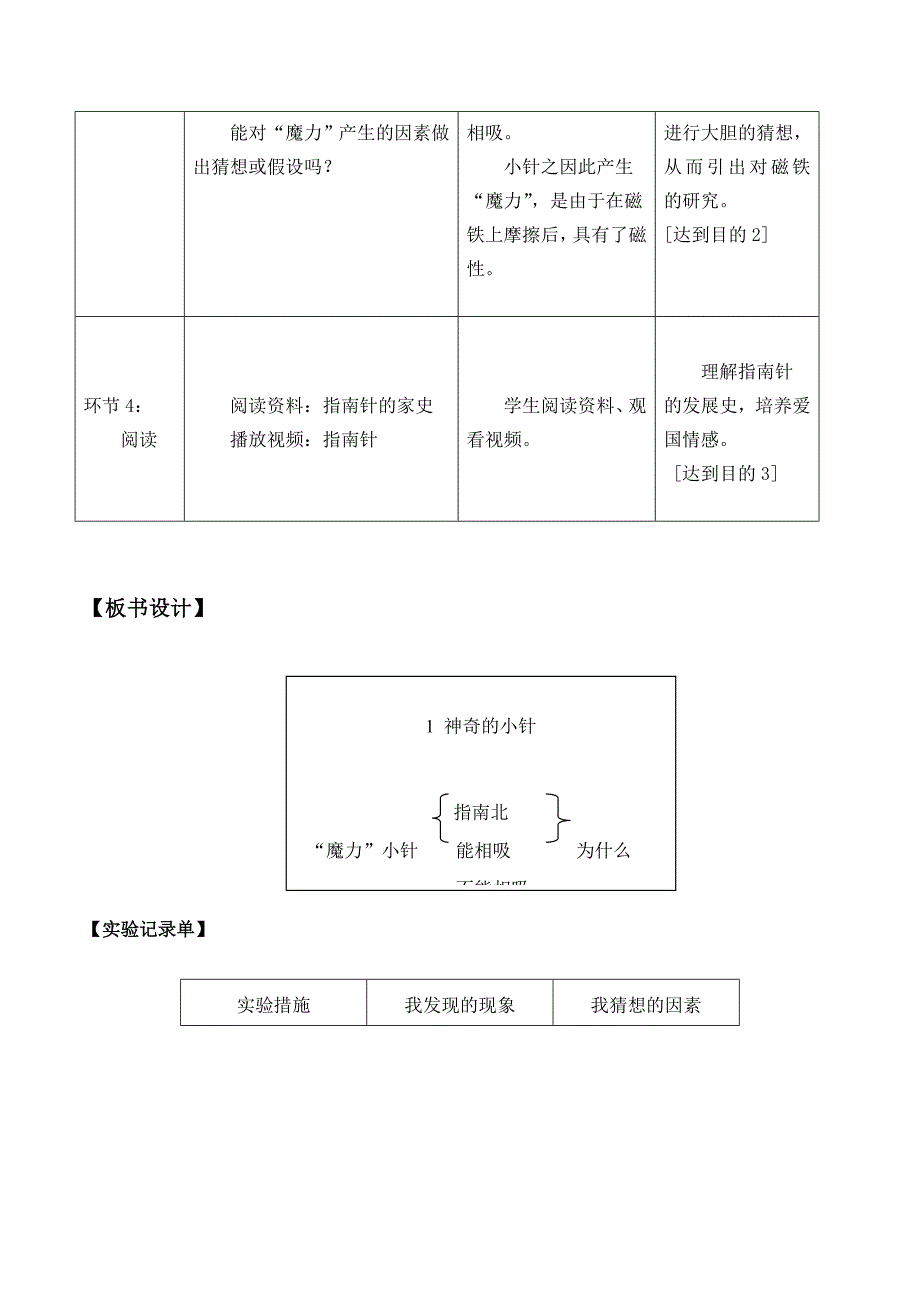 小学科学-神奇的小针-教学设计_第4页