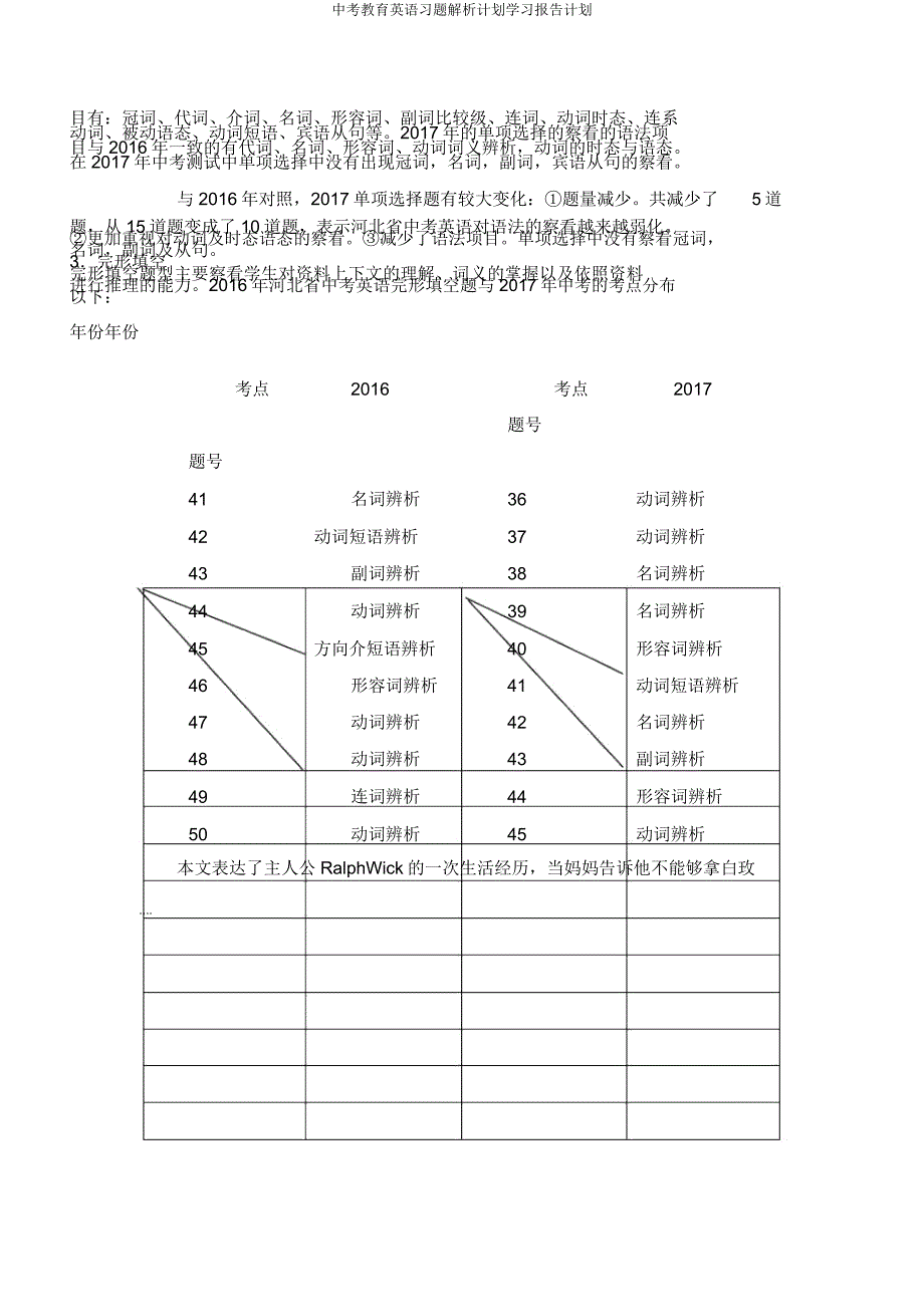 中考教育英语习题分析计划学习报告计划.docx_第4页