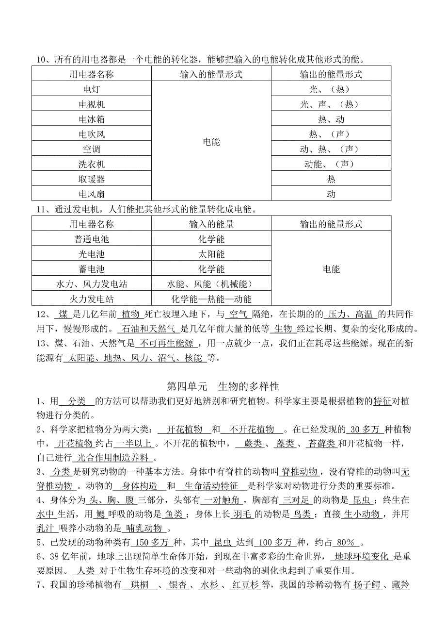 人教版六年级上册科学知识点复习(修订精华版)71292.doc_第3页