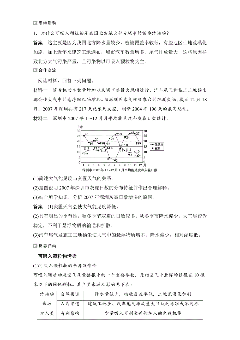 精品创新设计高二地理人教版选修6学案：第二章环境污染与防治 第三节 大气污染及其防治 Word版含解析_第2页