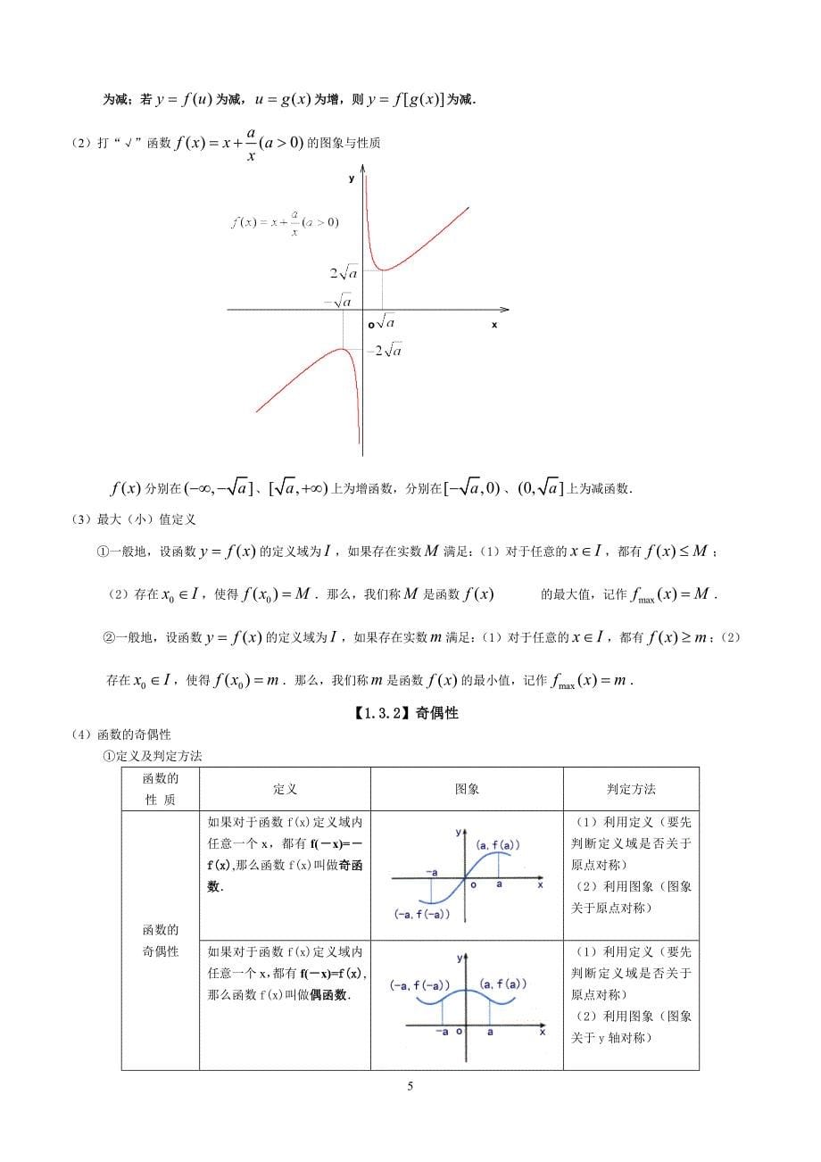 高中文科数学知识点总结_第5页