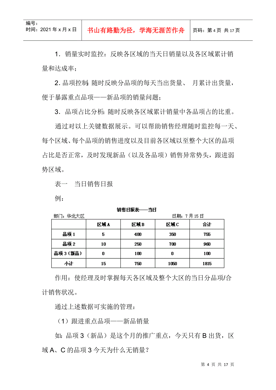 《新品上市完全手册》第六章：新品上市执行＆监控（中）_第4页