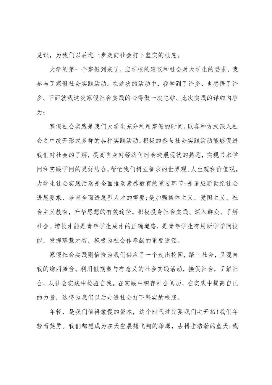 学生寒假社会实践总结.docx_第5页
