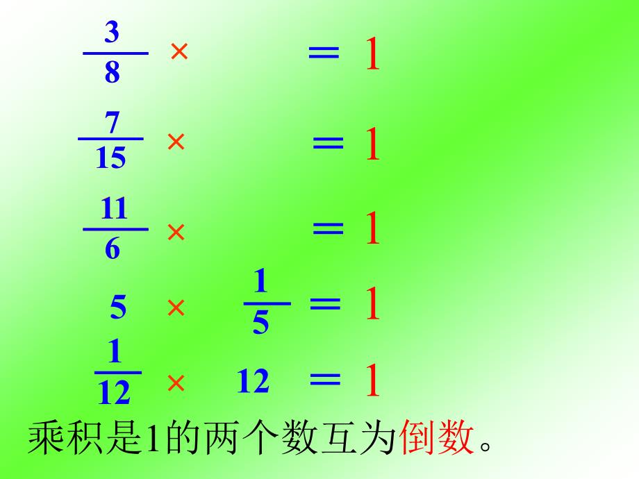 六年级数学上册课件3.1倒数的认识50人教版共14张PPT_第4页