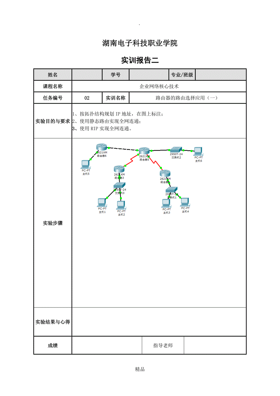 高级路由交换技术集中实训_第3页