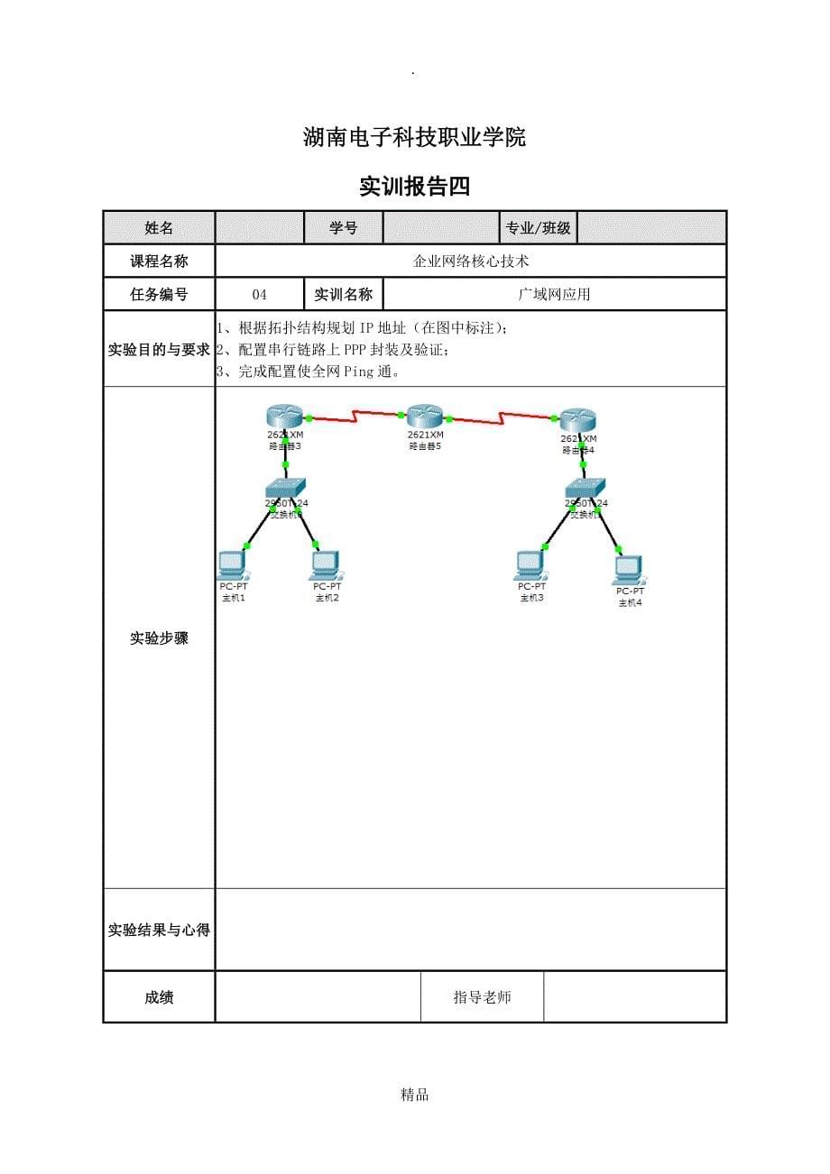 高级路由交换技术集中实训_第5页