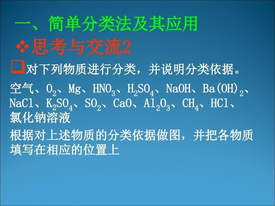 化学21物质的分类1课件新人教必修1_第5页