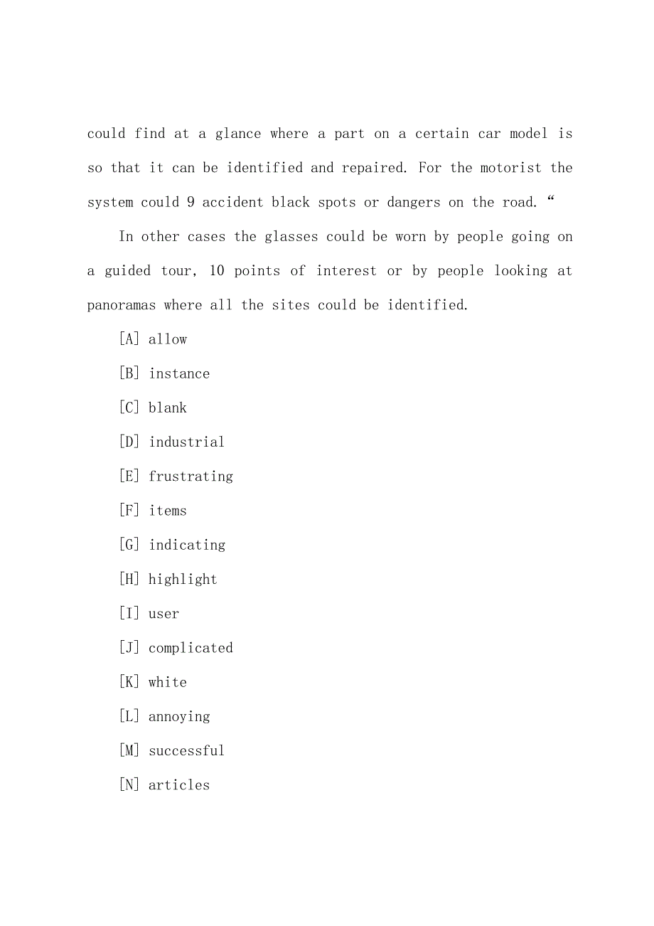 2022年6月六级阅读理解选词填空模拟题（2）.docx_第2页