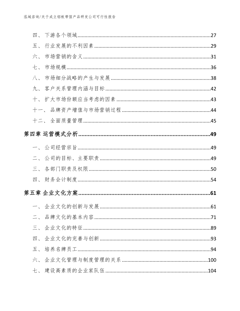 关于成立铝板带箔产品研发公司可行性报告（模板参考）_第2页