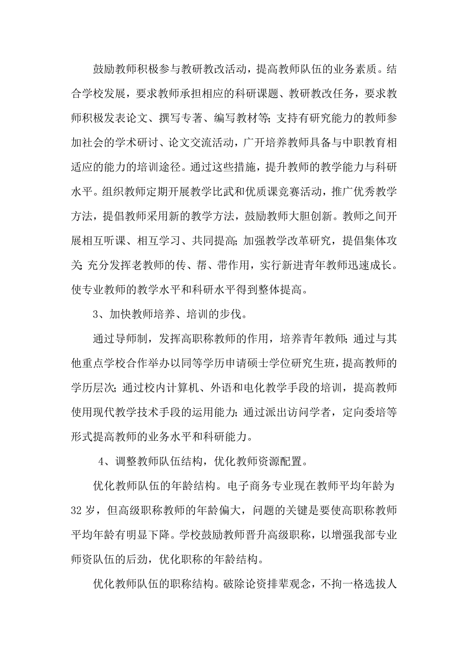 师资队伍建设三年规划范文_第4页