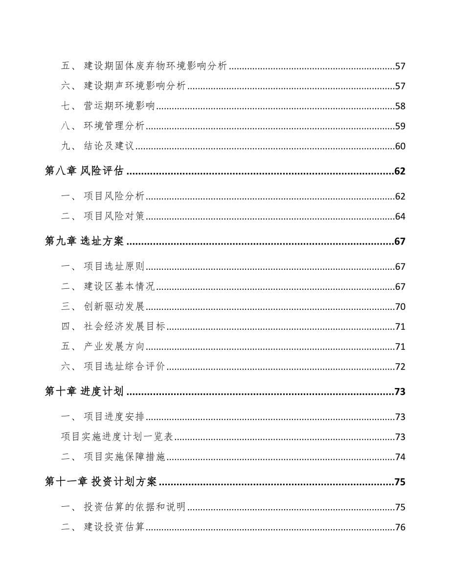 张掖关于成立汽车制动器总成公司可行性研究报告_第5页