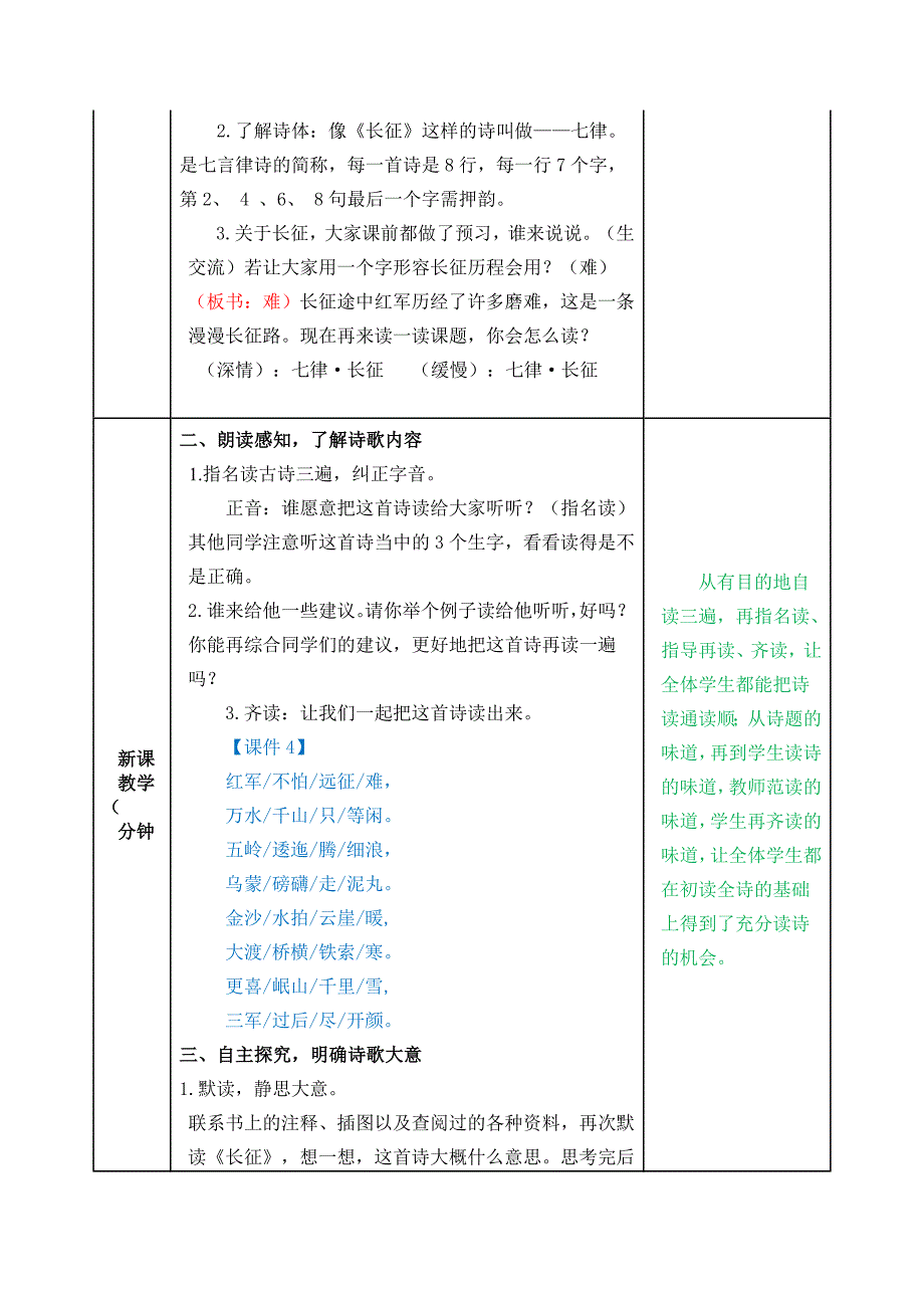 最新部编人教版六年级语文上册《七律&#183;长征》精品教案_第2页