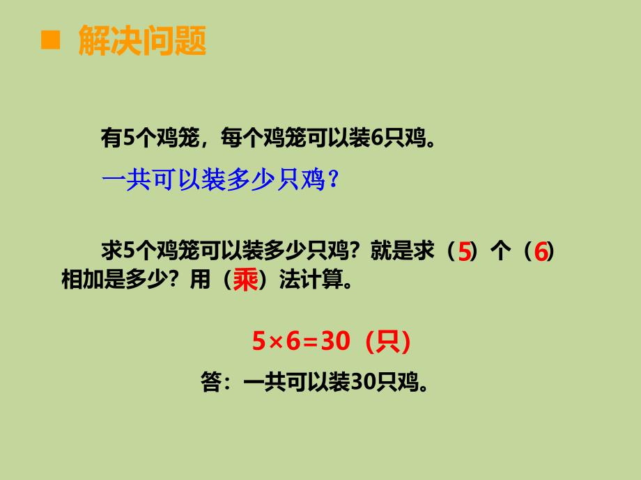 二年级数学上册第五单元表内除法5解决问题第一课时课件_第3页