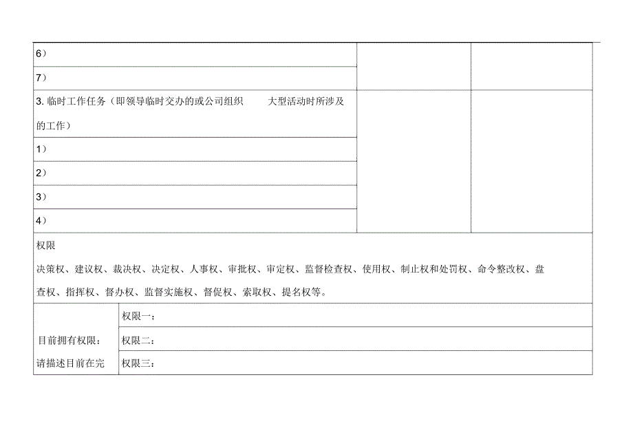 青海网通人力资源职位分析问卷_第4页