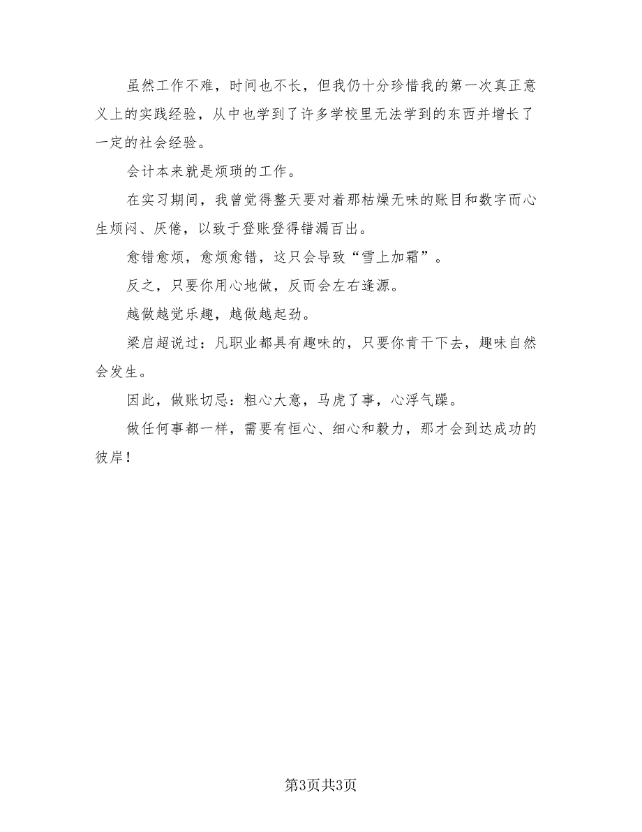 会计实习总结2023年（3篇）.doc_第3页