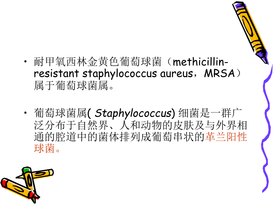 耐甲氧西林金黄色葡萄球菌MRSAPPT课件_第1页