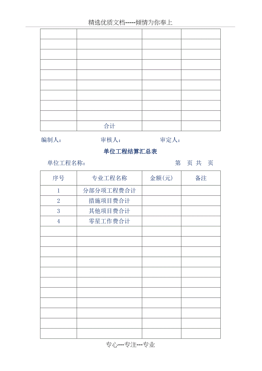 工程结算书范本_第3页