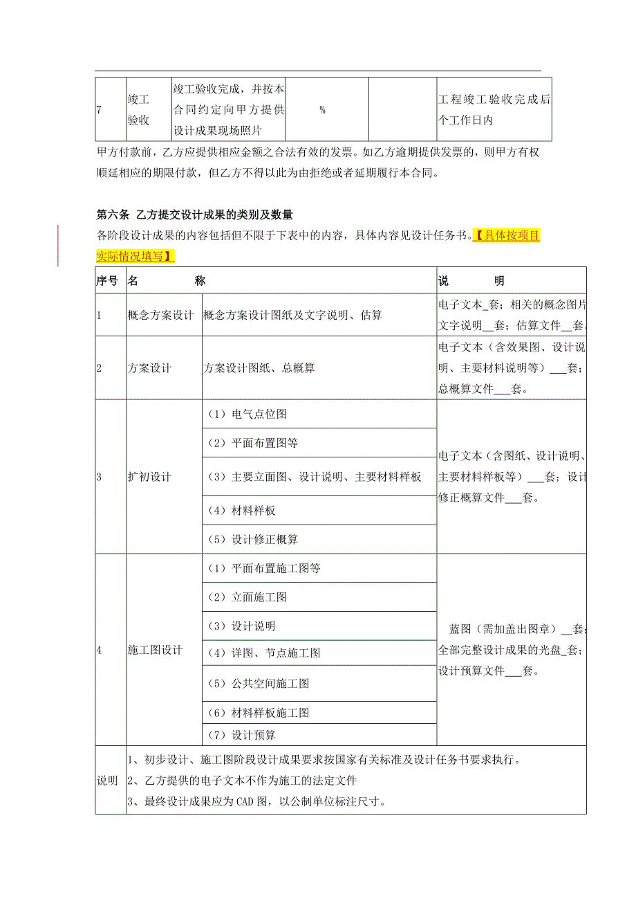 (完整版)融创SJ-5-室内设计合同()模板.doc_第5页