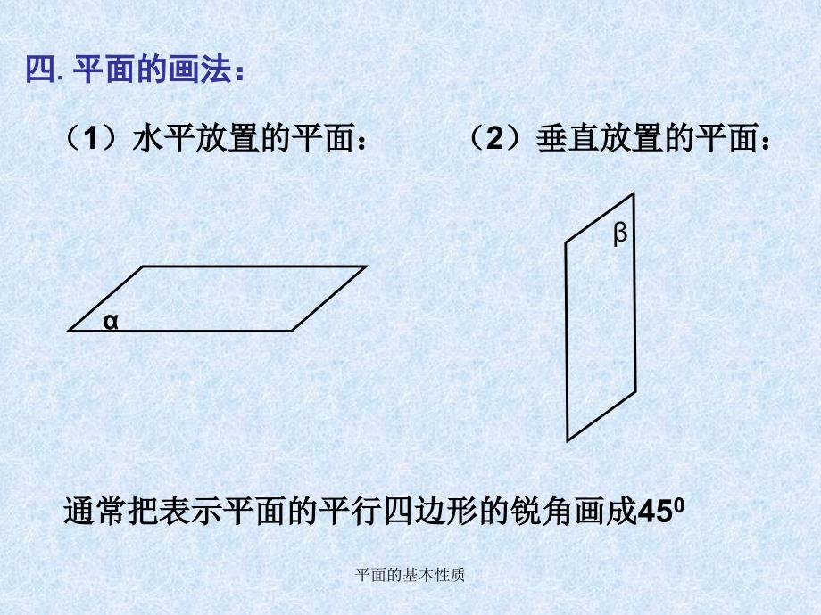 平面的基本性质经典实用_第4页