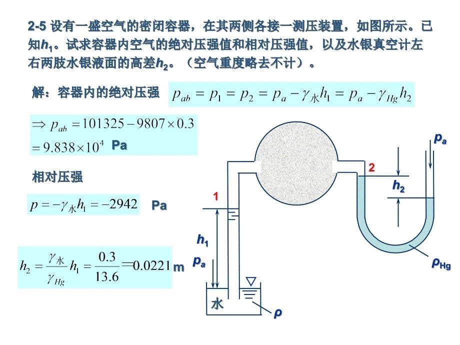 作业答案水利学与泵第2章静力学_第5页