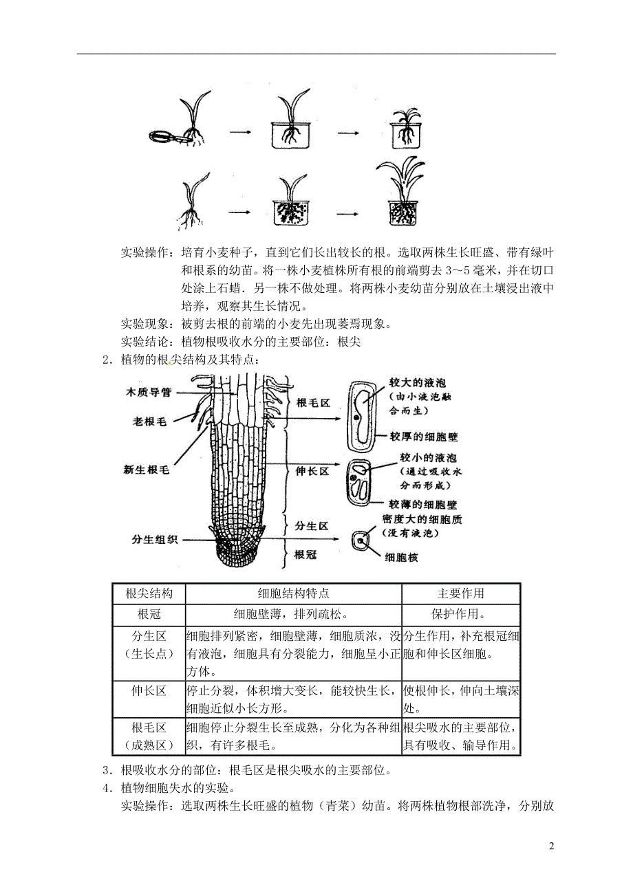 浙江省临海市新概念教育咨询有限公司八年级科学下册第三章第3节植物与土壤学案浙教版_第2页