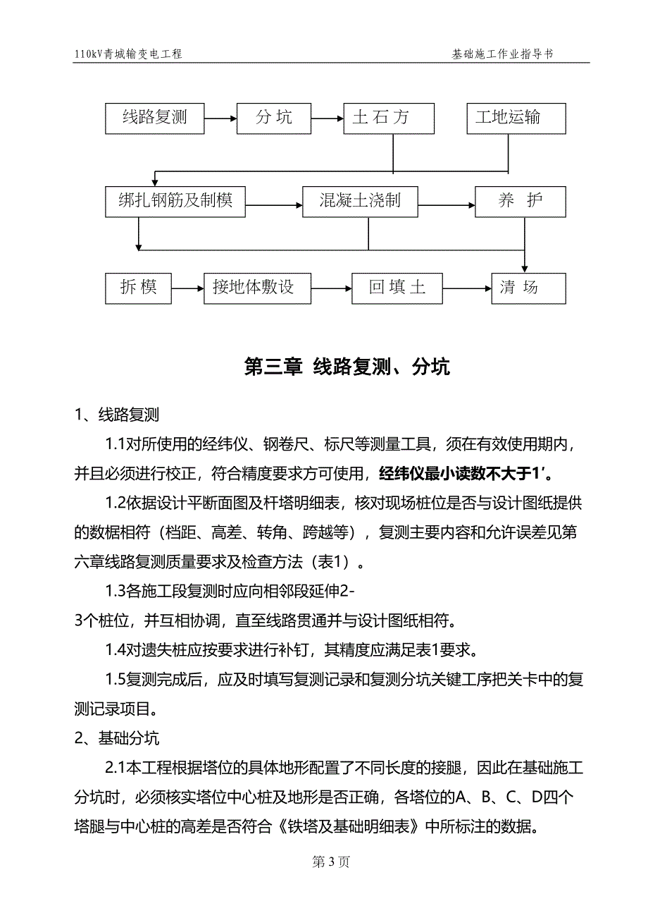 电力铁塔基础施工方案（天选打工人）.docx_第3页