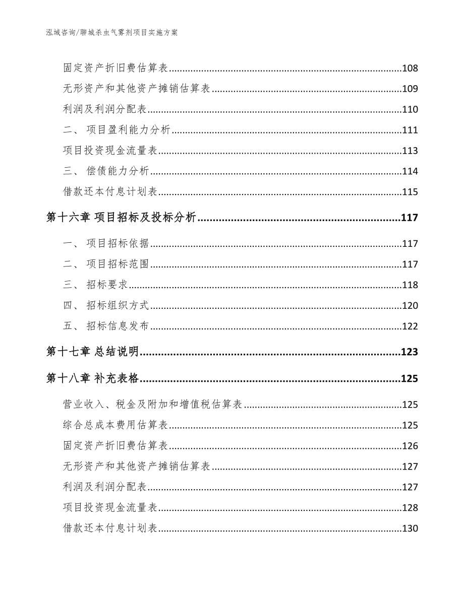 聊城杀虫气雾剂项目实施方案_第5页