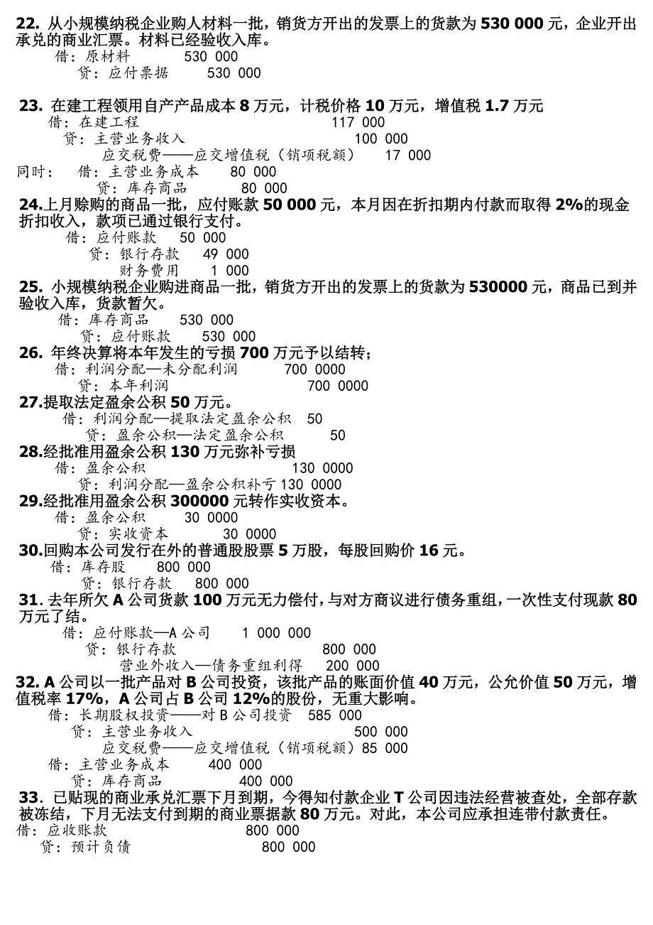 电大中级财务会计二期末押题_第4页