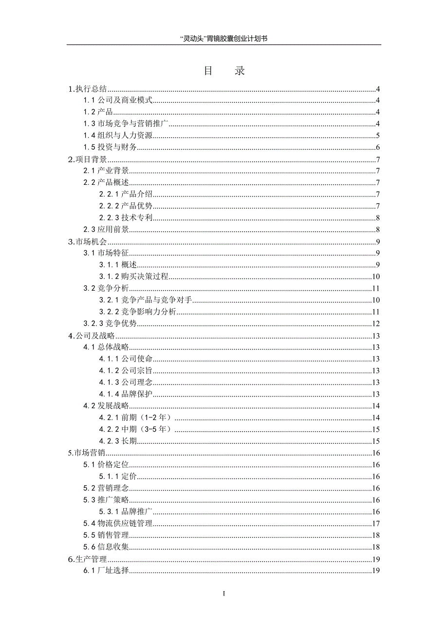“灵动头”胃镜胶囊创业计划书_第2页