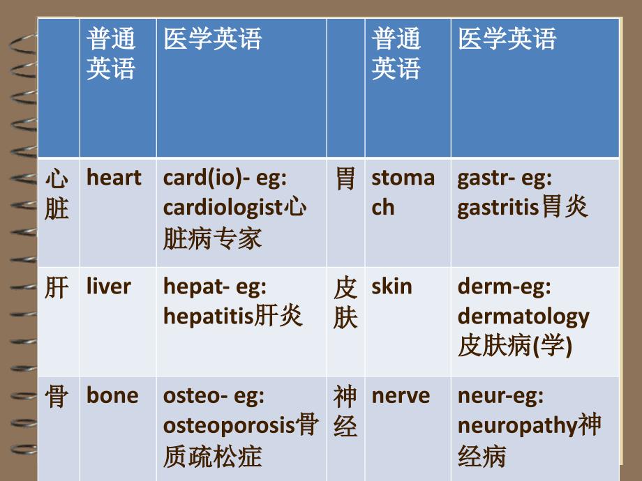 最简单的医学英语,适合初学者哦_第2页