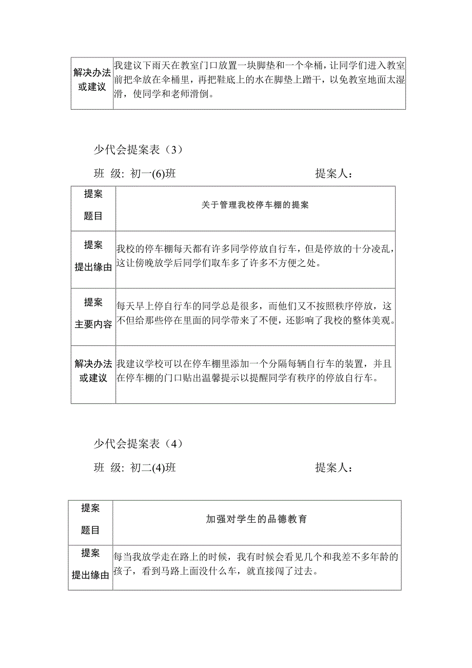 少代会提案表10篇_第2页